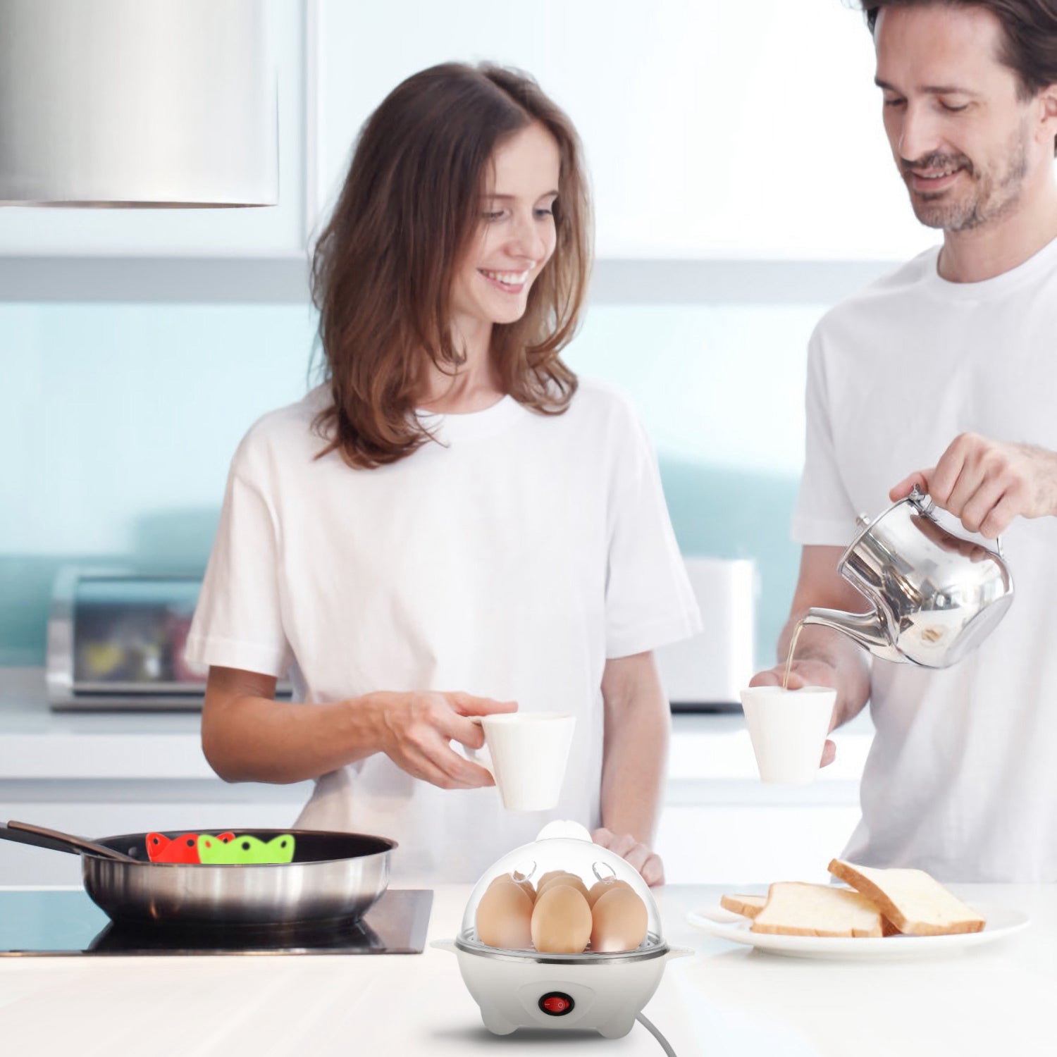 1Pc Electric Egg Cooker 